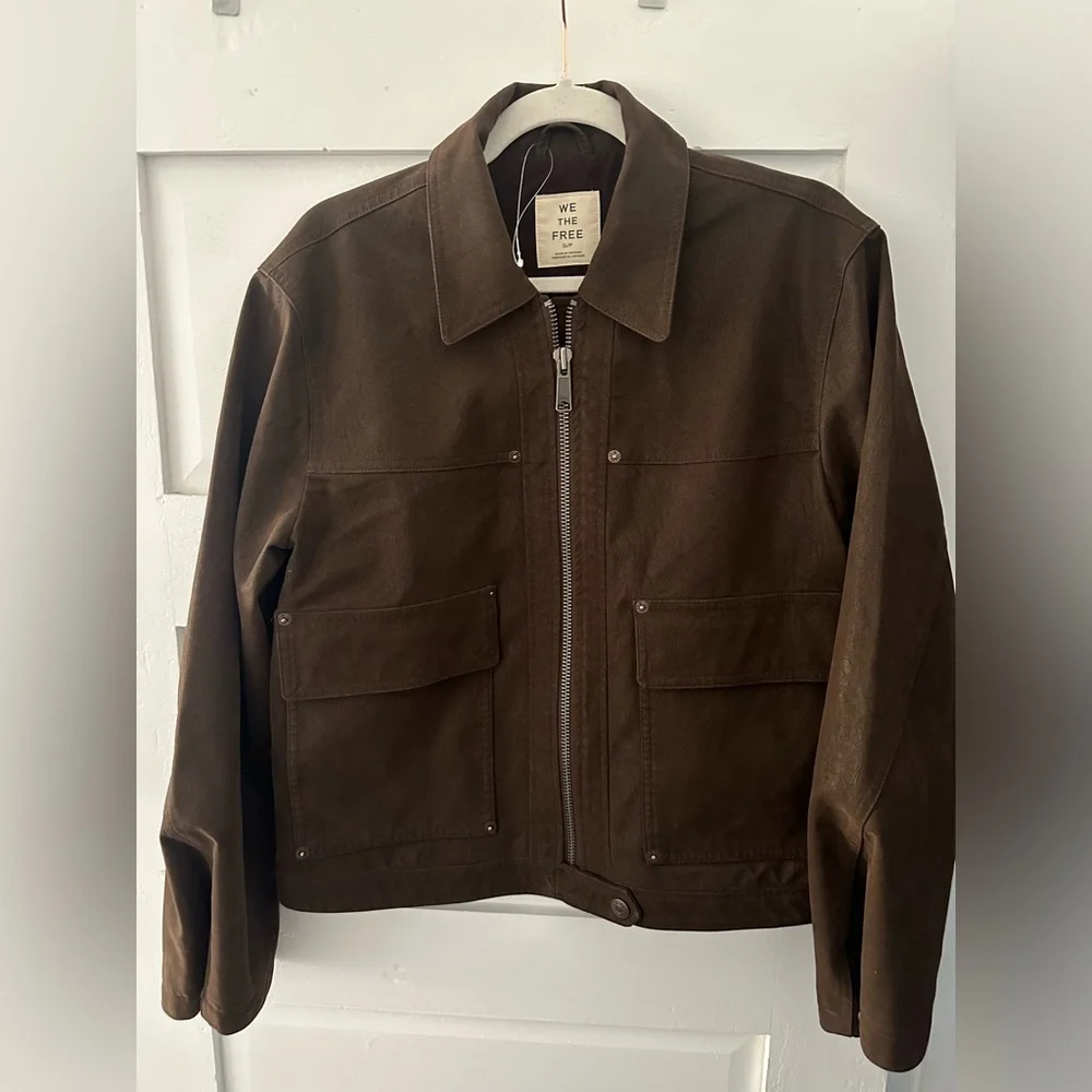 NWOT! Free People We The Free Blair Vegan Suede Jacket - Retails $168 - Picture 5 of 7